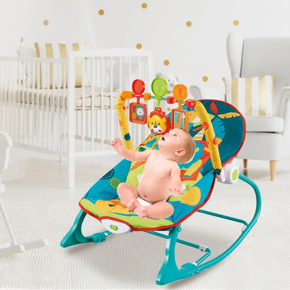 Newborn Baby Rocking Chair Multifunctional Infant Rocker With Music Swing Chair For 0-3 Years Old Baby Gift