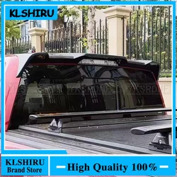 For Ford Raptor F 150 F-150 F150 2015-2022 Year Roof Spoiler Black Carbon Fiber Look Rear Wing Sport Accessories Body Kit