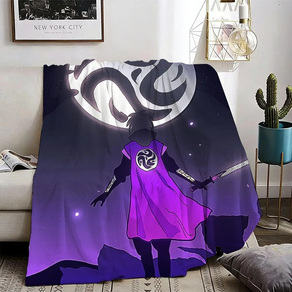 

Scissor Seven Throw Lightweight 240g Flannel Blanket Soft Skin-friendly for Summer Cooling