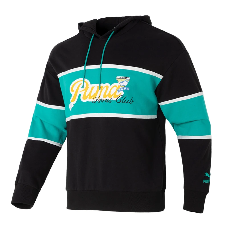 

Puma Men's and Women's Team Jp Stripe Sweatshirt Tr Sweatshirt Hooded Pullover Fashion Simple Casual Top Outdoor Running Training Sportswear 625800-01