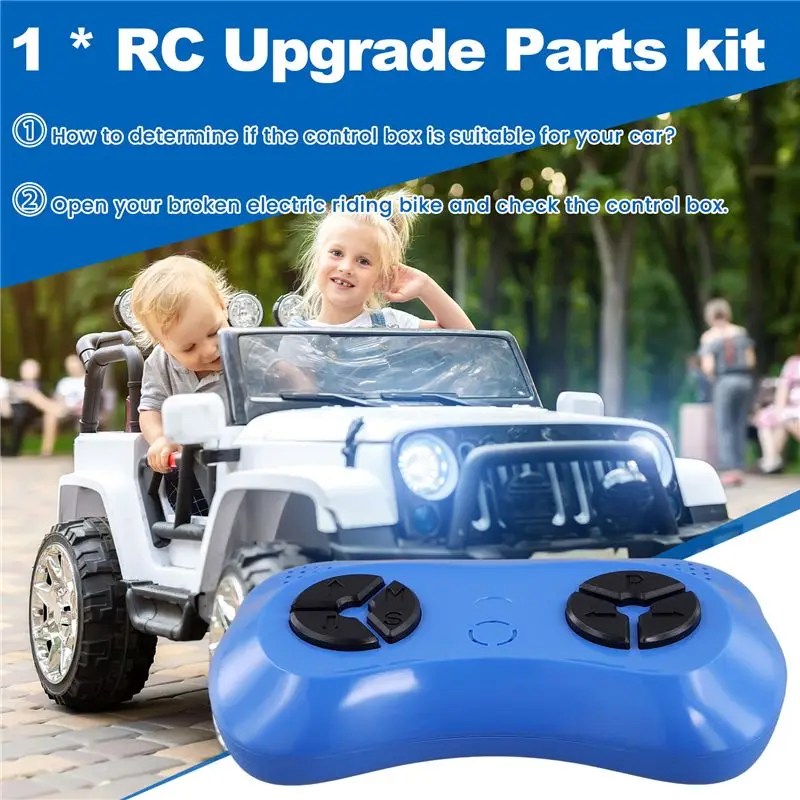 ABXE-Children's Electric Car FCC Kids Electric Car 2.4G Bluetooth Controller Children's Electric Car Parts