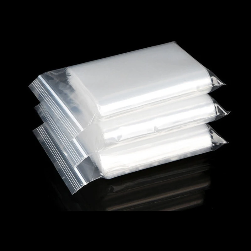 Sac Ziplock Transparent en Plastique, Emballage Alimentaire Scellé Optique, Étanche, Petit, Grand, Clair, Kg, Stockage de Collation, Logo