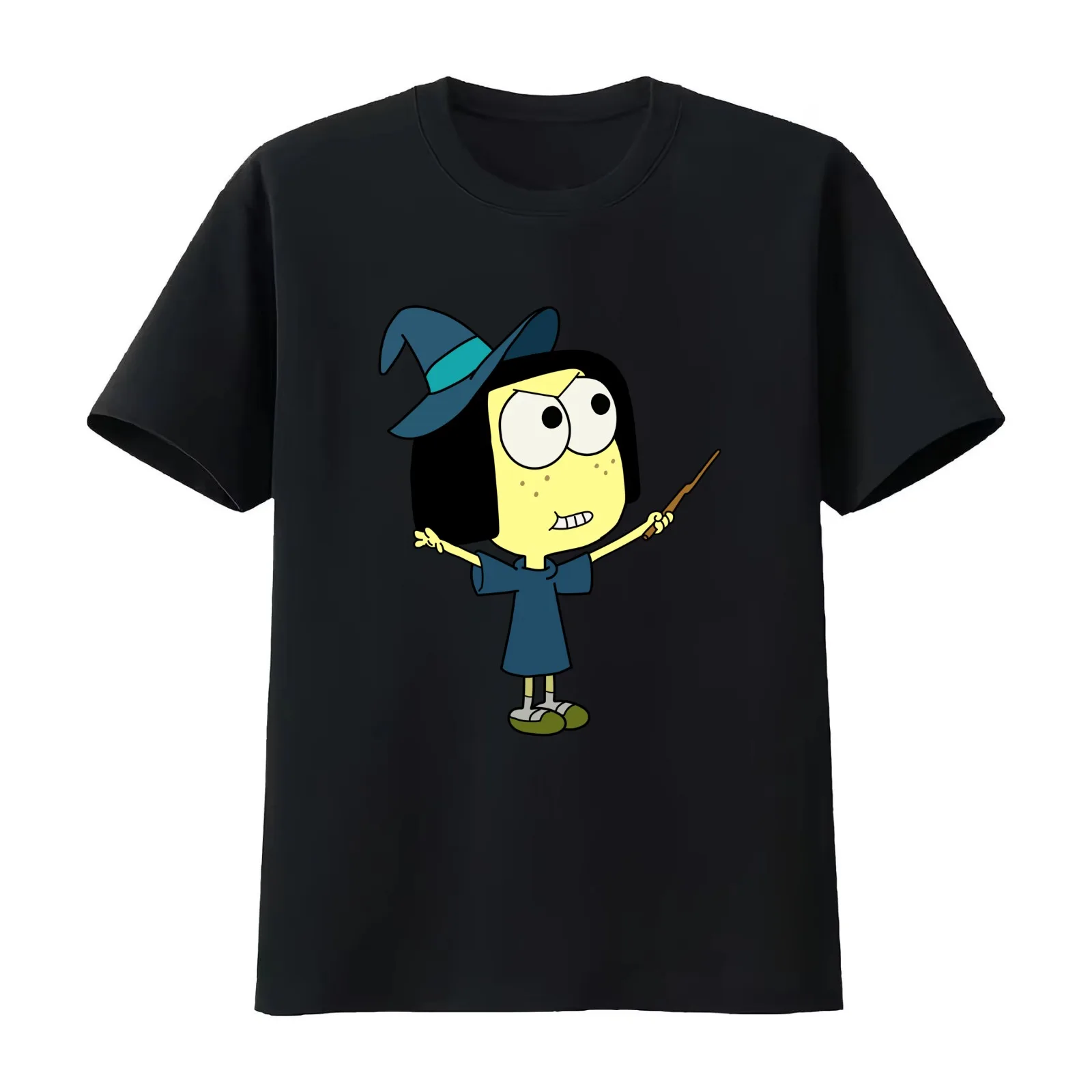 TILLY GREEN HALLOWEEN WITCH T-Shirt Summer Casual Cotton Tee Oversized Streetwear Tops Vintage Graphic Print 100% Cotton
