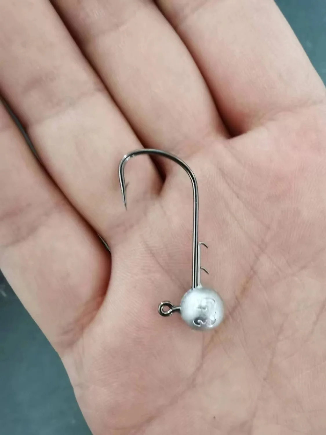 Kleiner Blei-Jigkopfhaken Black Pit 0,6g-3,5g Angelköder Verstärkter Fischhaken Set 10 Stück SALE – Detail 4