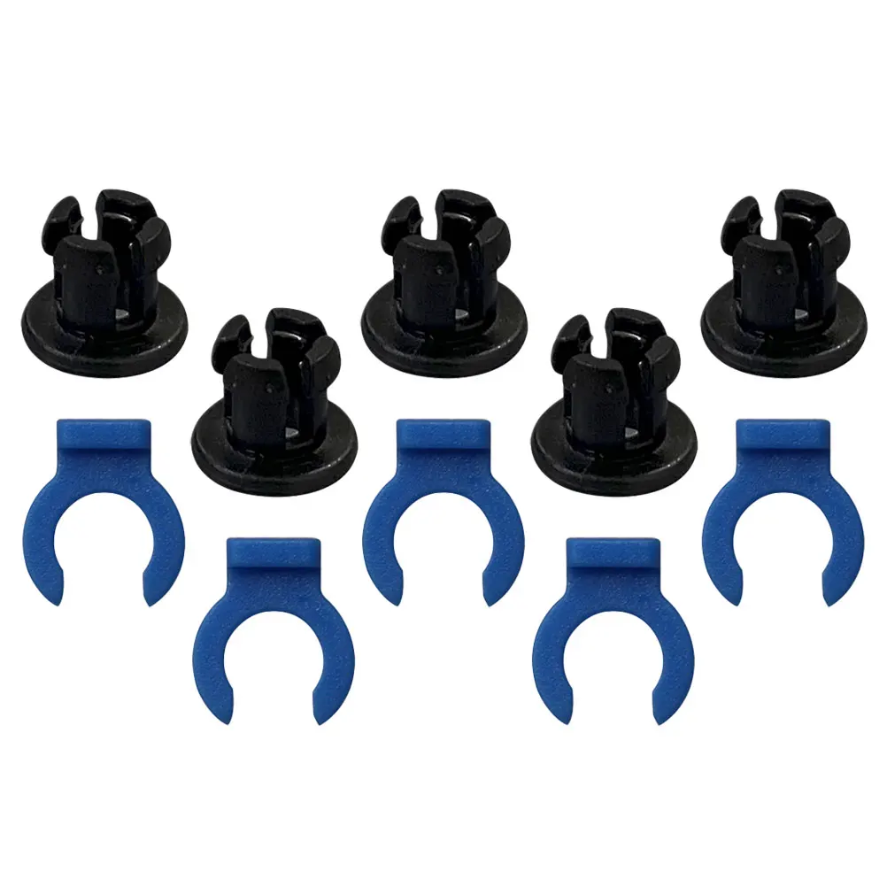 

1 set 3D Printing Accessories 4MM Tube Quick Connector Blue Black Bowden Collet Clip Plastic Fixing Compatible Various Brands