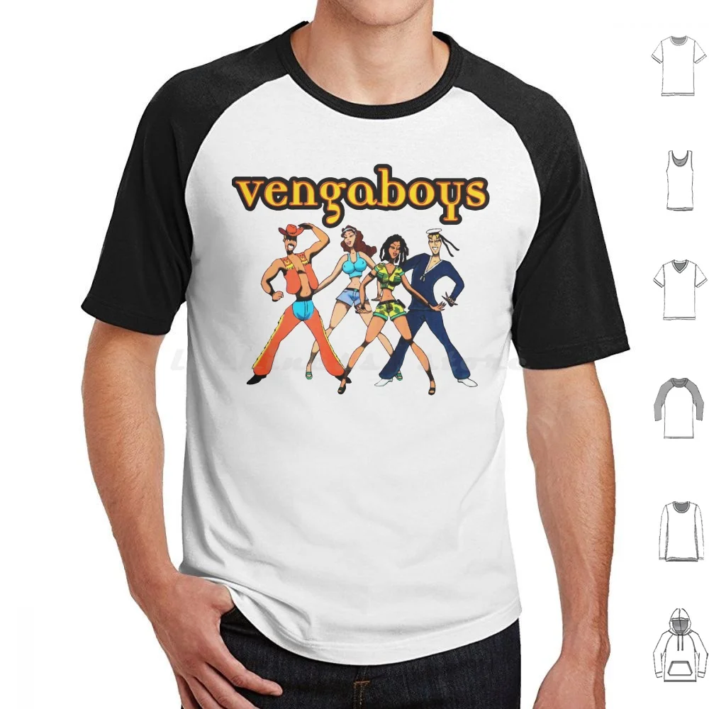 Camiseta de fanáticos de Vengaboys, talla grande, 100% algodón, Vengaboys Bubblegum Dance Eurodance Boom Boom Boom Boom The Party Album