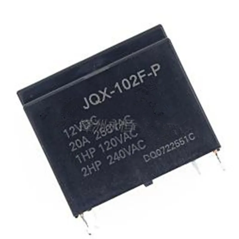 

10 шт./лот Φ 12 В постоянного тока/012 HF-102F-P 20A 250v