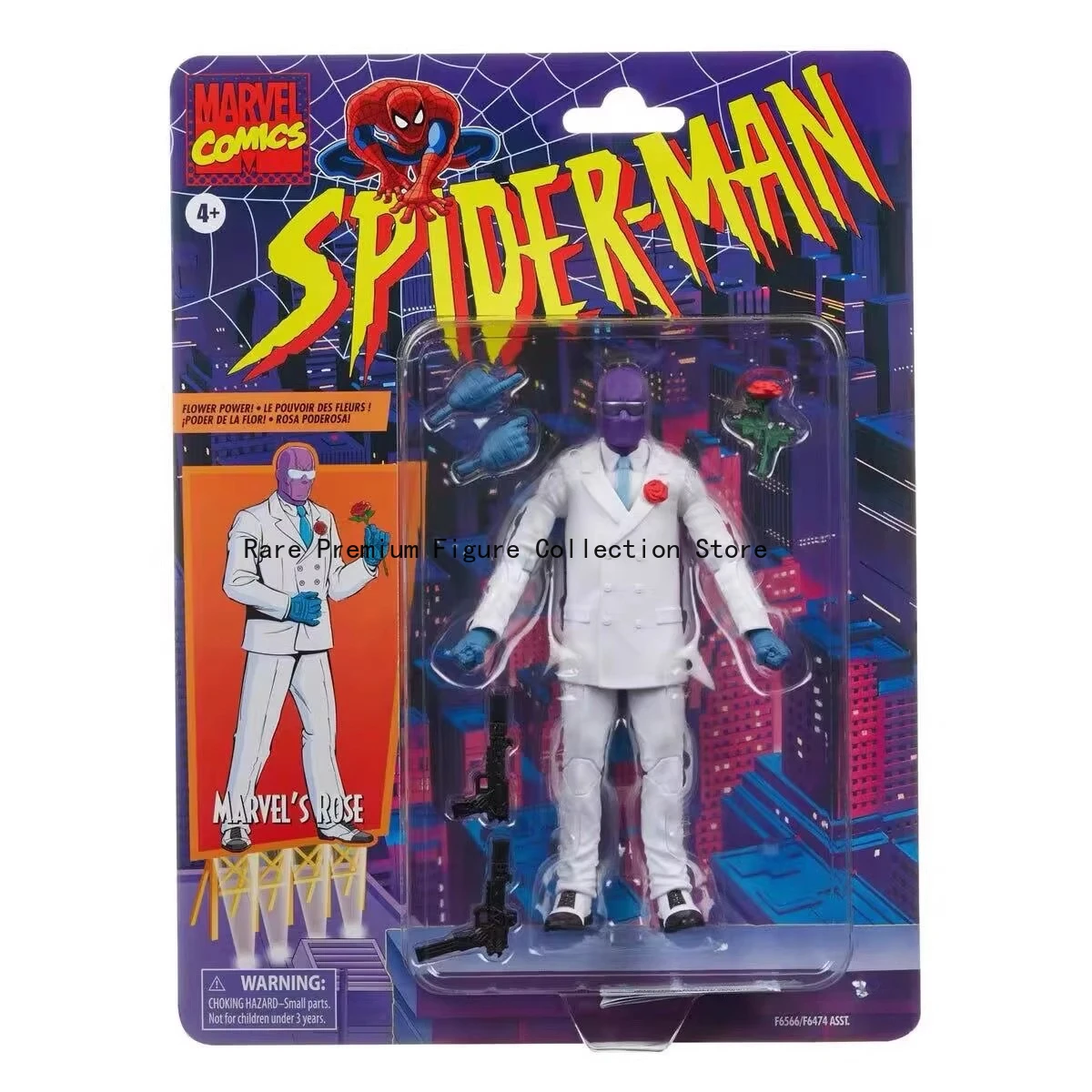 

Marvel Legends 18126 Spider-Man Rose 6 Inch Retro Carded Articulated Action Figure Collectible Model Toy