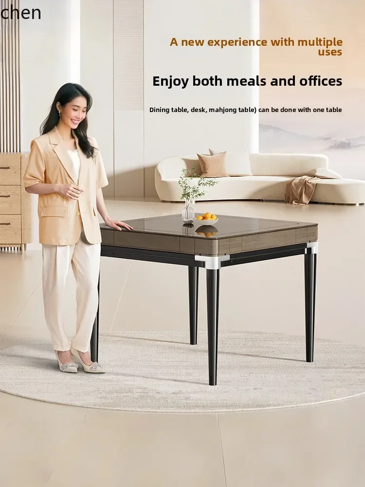 

k9Mayou Mahjong Machine Automatic Household Mahjong Table Dual-purpose Electric Bass Noise Reduction