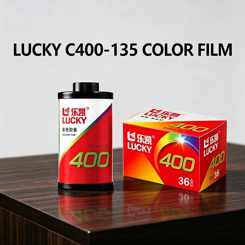 LUCKY ISO 400 Color Film 1/2/5 - đánh giá và giá Film Camera 35Mm