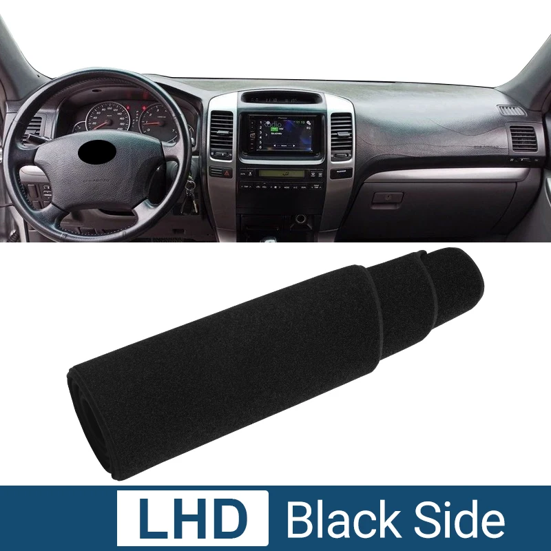 Auto-Armaturenbrett-Abdeckung für Toyota Land Cruiser Prado 120 FJ120 2003 2004 2005 2006 2007 2008 2009 Dash Sonnenschutz Pad Zubehör