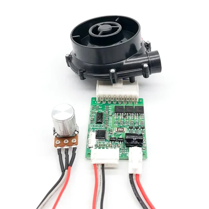 ABFA Mini 7040-24V DC Ventilador de ar centrífugo sem escova 6,5Kpa com driver e interruptor para impressora 3D Vzbot Hevort