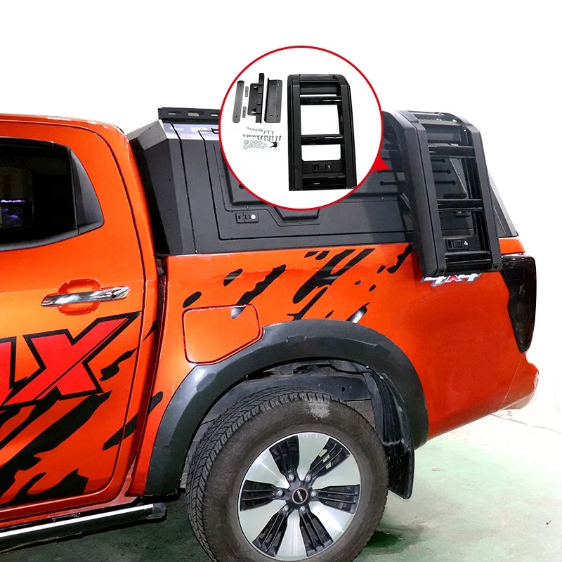 Pickup truck bed canopy ladder hardtop aluminium hilux  for tacoma  ford ranger nissan np300