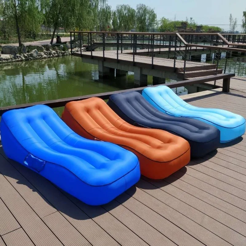 

Outdoor lazy inflatable sofa camping air cushion bed portable air recliner air sofa