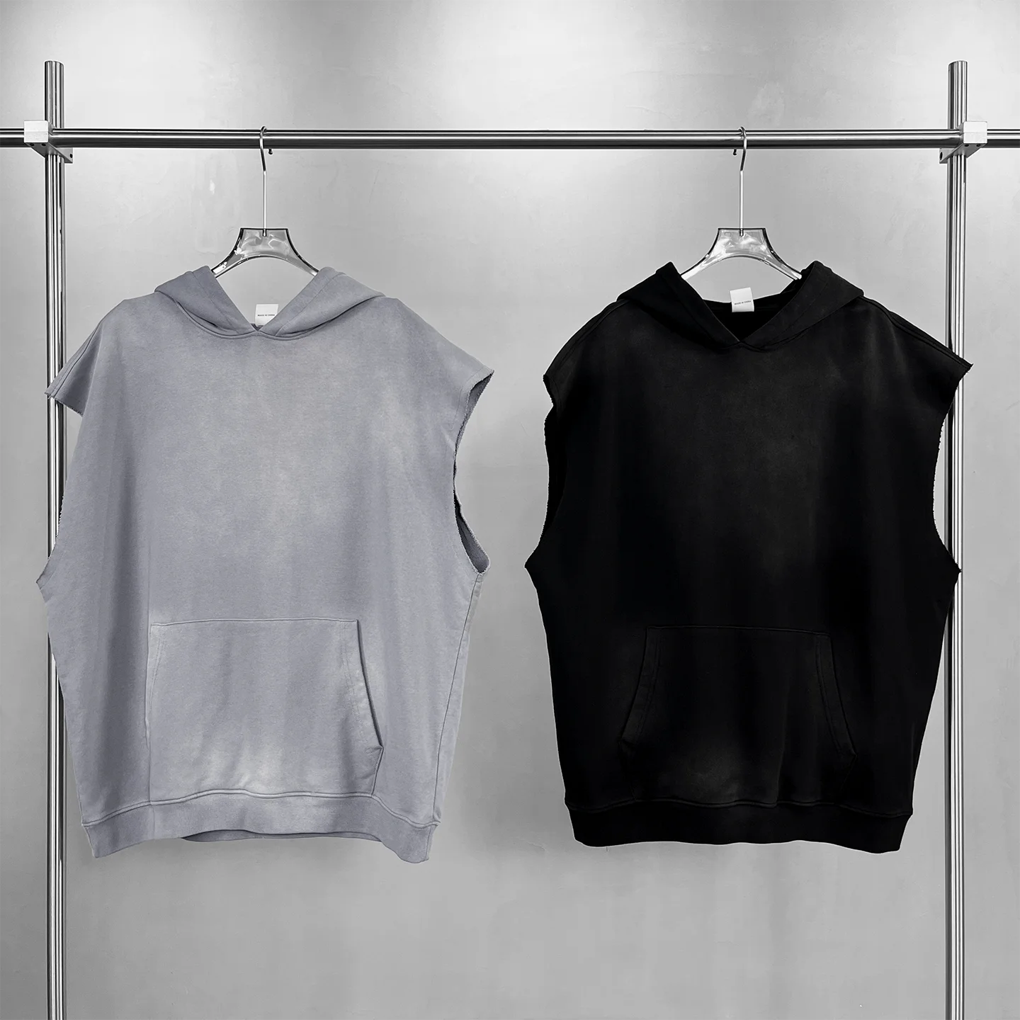 

American Sle Heavyweight 400G Spray Dyeing Svel Hoodie High Street Retro Hip Hop Loose Casual Layering Top