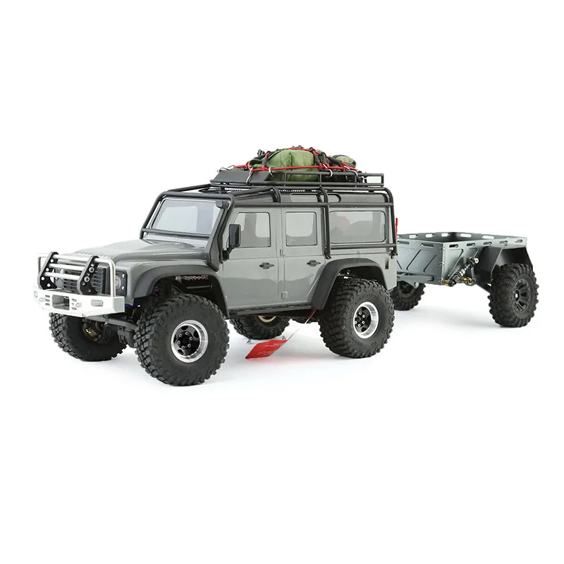 Metal Trailer Car Cargo Carrier Decoration for TRX4M TRX4-M 1/18 RC Crawler Car Upgrade Parts Accessories