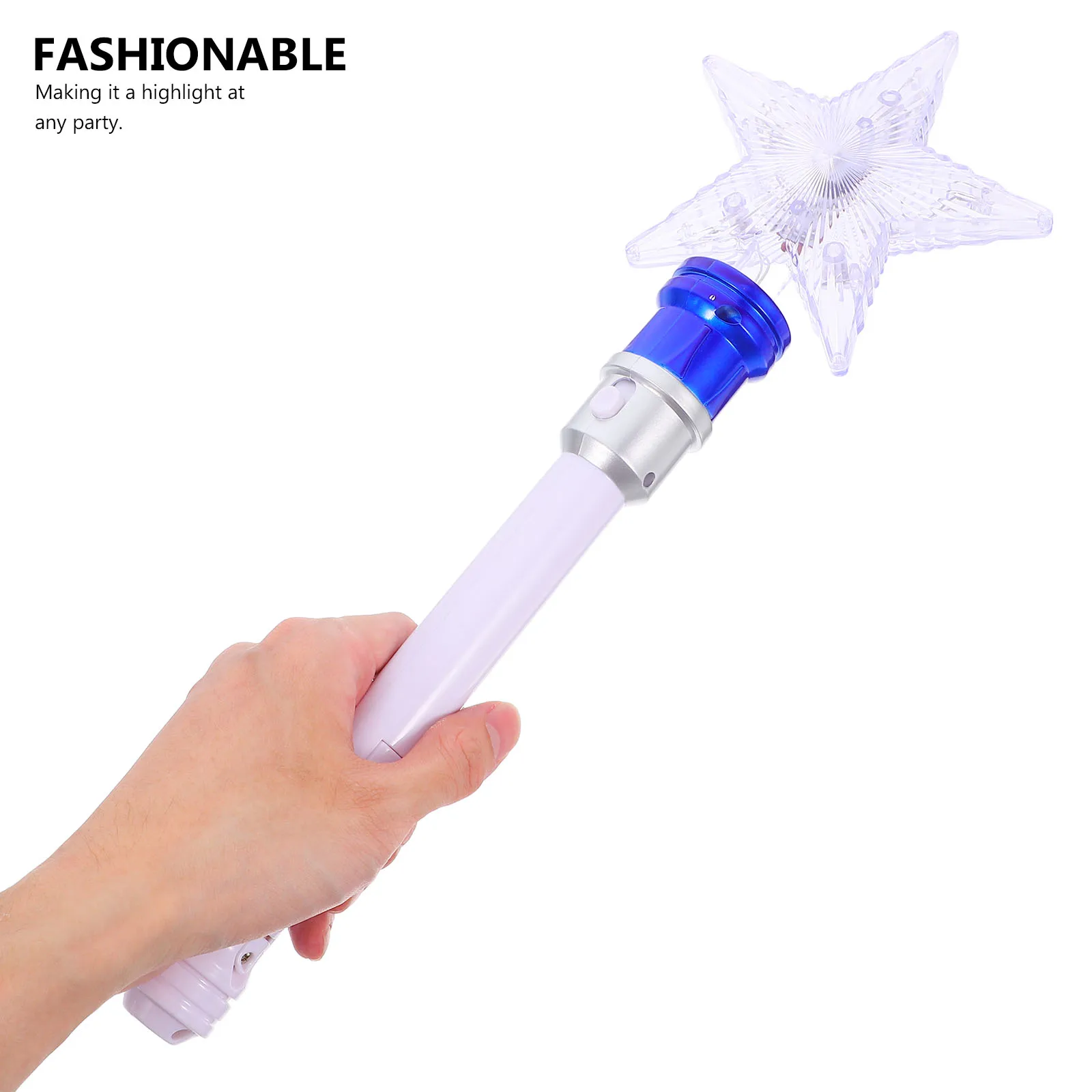 

Spinning Star LED Light Up Wand for Concert Party Festival Cheering Glow Stick Reusable Light Wand Flashing Spinning