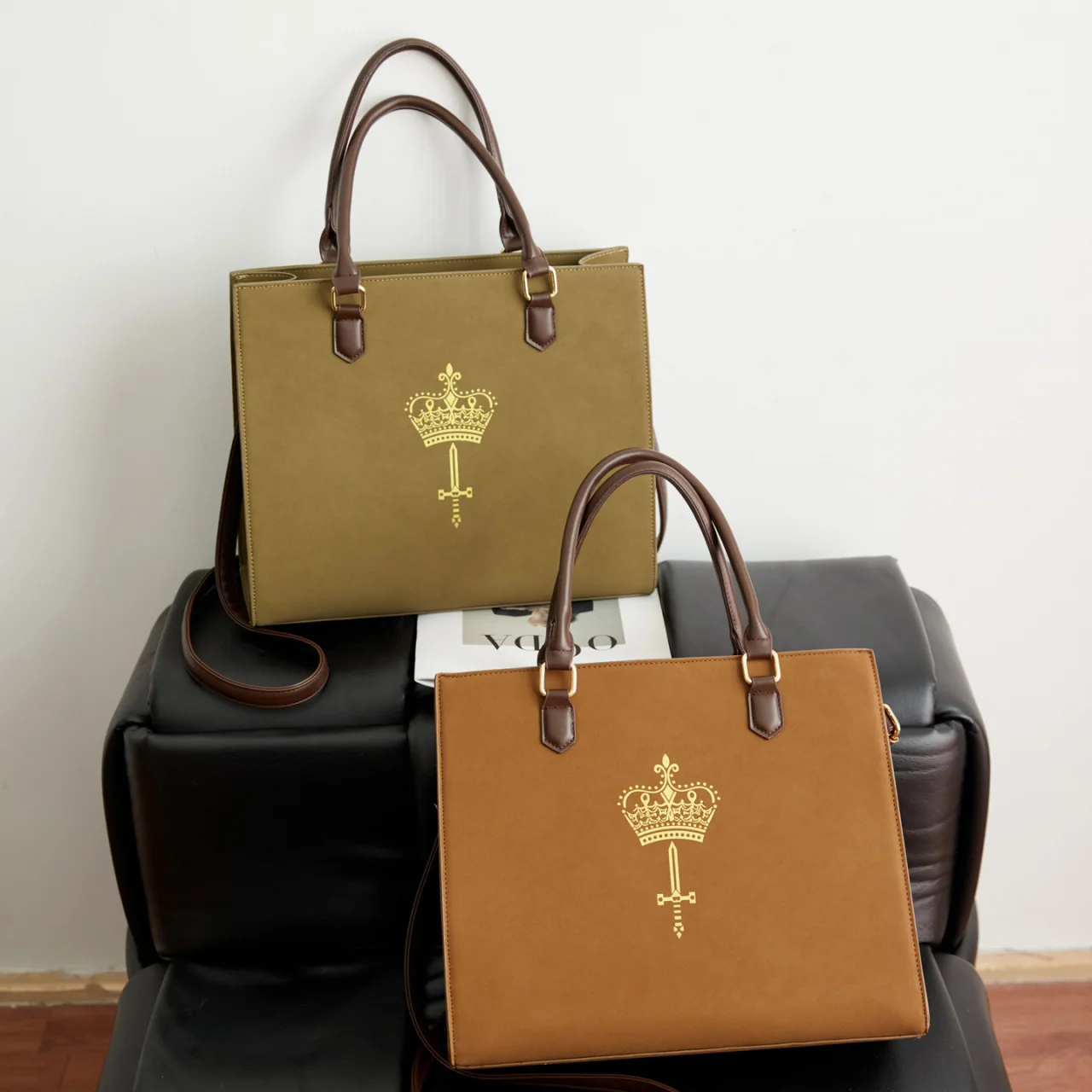 

Tote Bag Women 2026 Trend, Embroidered Shoulder Handbag, Luxury Large Work Purse, Stylish Everyday Commuter Accessory