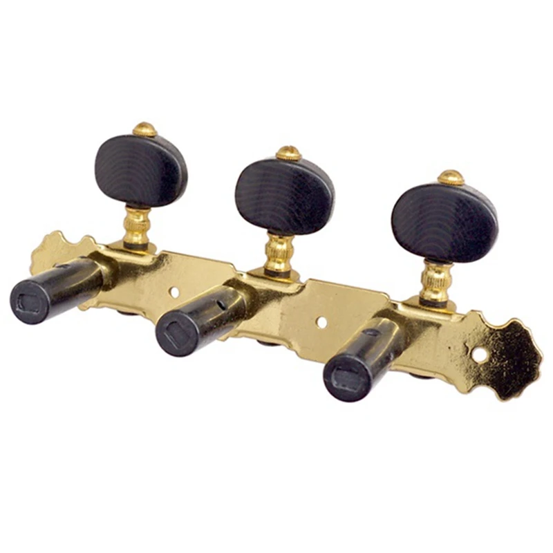 หัวเครื่องกีตาร์กีตาร์คลาสสิก String Tuning PEGS Key GOLD 3R จูนเนอร์คีย์อุปกรณ์เสริม