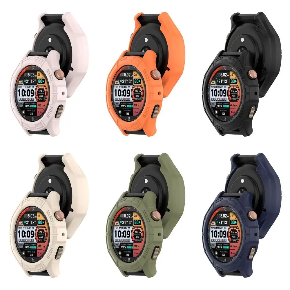 Estojo protetor TPU para Amazfit Cheetah Pro relógio inteligente, Bumper Frame, Soft Shell, protetor de tela, acessórios, novo