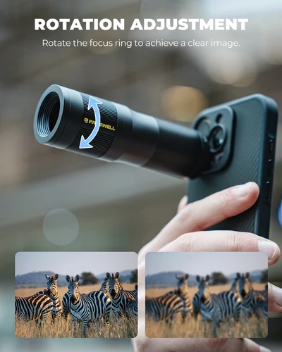 Imagen 2 del producto Lente Teleobjetivo HD 6X Freewell Compatible con Carcasa de Teléfono con Montura de 17 mm para iPhone 17/16/15/14/13 Pro y ProMax, Accesorios Fotográficos