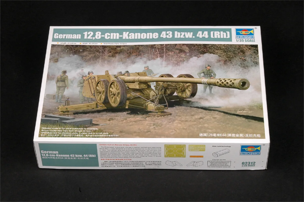 

Распродажа Trumpeter масштаб 1/35, немецкая модель Pak44 (RHIEN), 128 мм, военная пластиковая сборка # 02312
