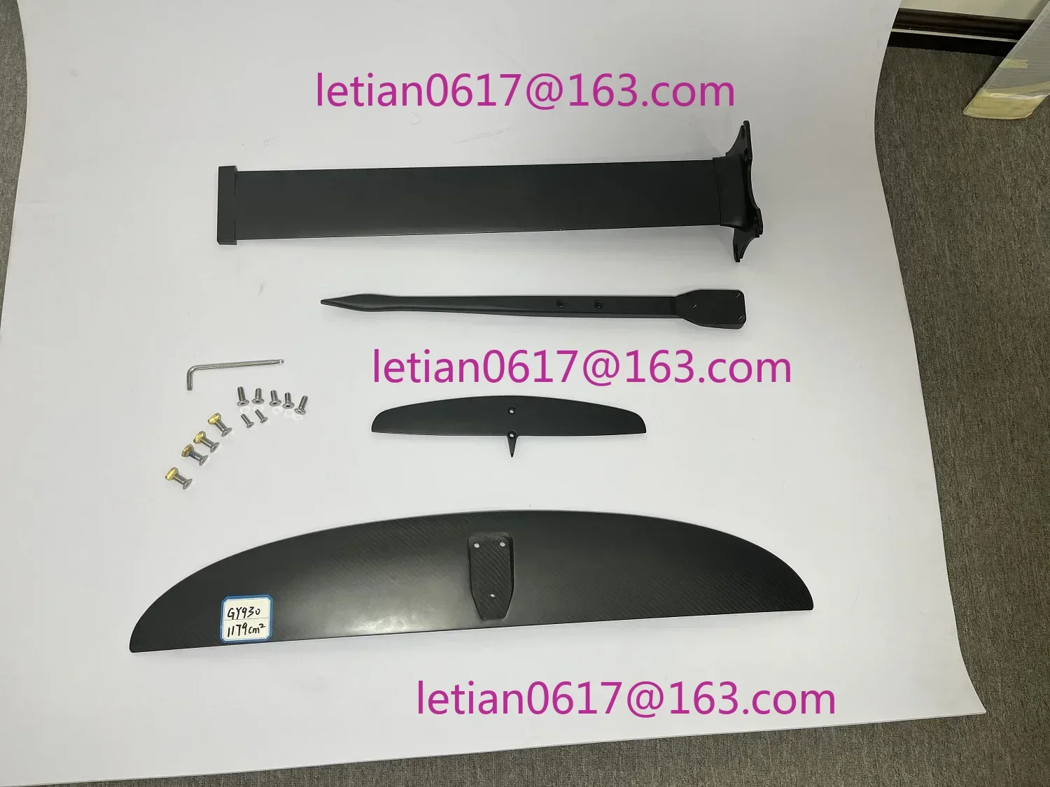 

Hydrofoil Wing Electric Hydrofoil Surfboard Aluminum Mast Carbon Fiber Hydrofoil Surf Board Foil