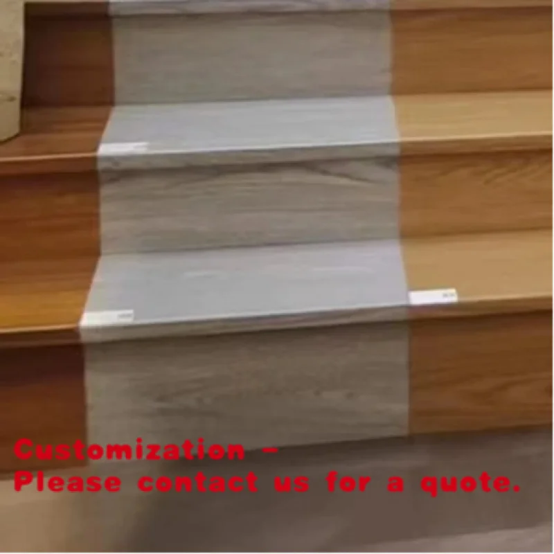 custom.Wood White Oak Stair Tread and Riser Carpet Vinyl Wooden Stair Treads Rubber Floating Wpc Stair Tread Brackets