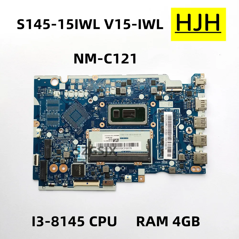 Pour la carte mère d'ordinateur portable V15-IWL S145-15IWL Lenovo NM-C121 I3-8145 CPU RAM 4GB intégré rougecarte mère FRU: 5b20S41719