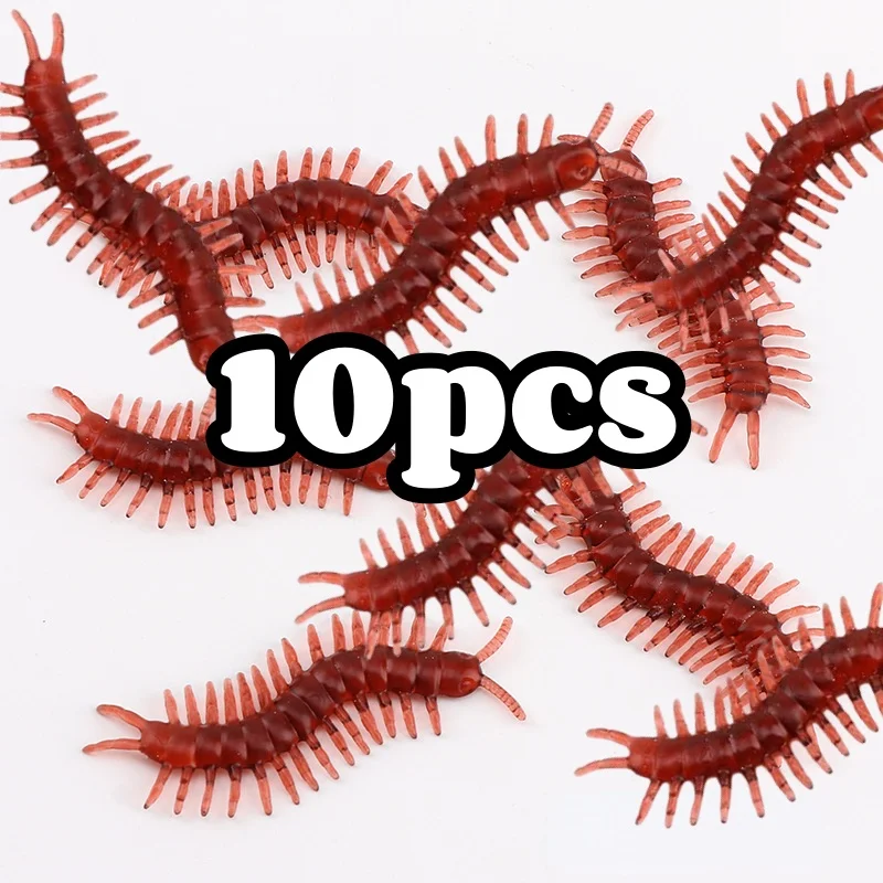 50pcs Realistic Bugs Toy Fake Cockroach Prank