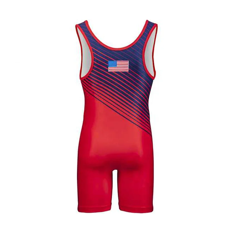 Pentagramma USA Wrestling Singlet body body body body vestito intimo palestra PowerLifting abbigliamento nuoto in esecuzione Skinsuit