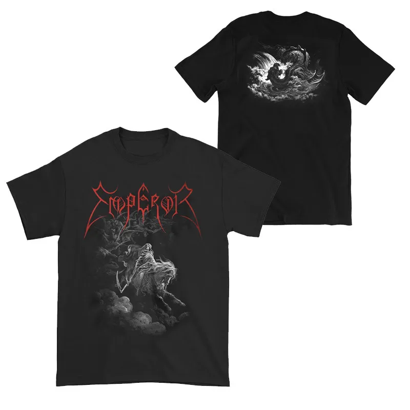 Bestes 1991 Emperor - Dark Style Norwegian Black Metal Rock American Retro Herren-Kurzarm-T-Shirt