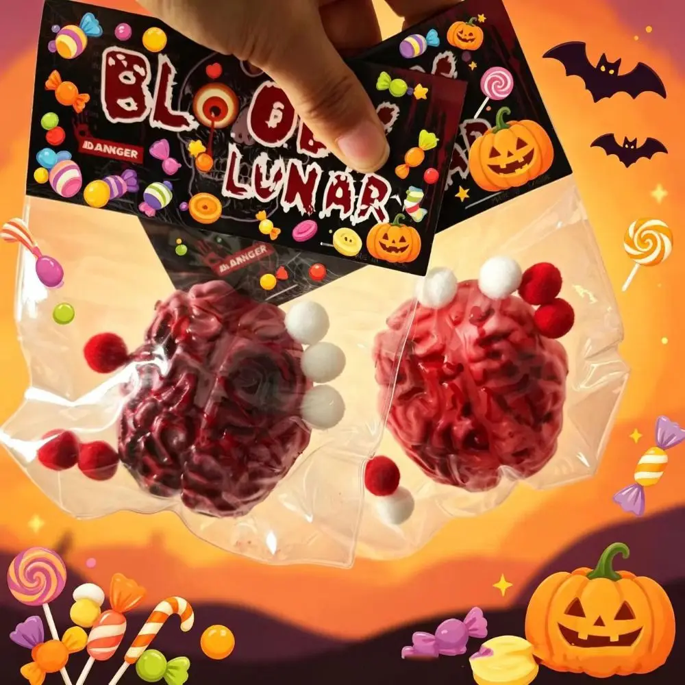 Gifts Slow Rising Squishy Cube Spooky Design Slow Rebound Fidget Squeeze Horror Style Slow Rising Squishy Party Favors