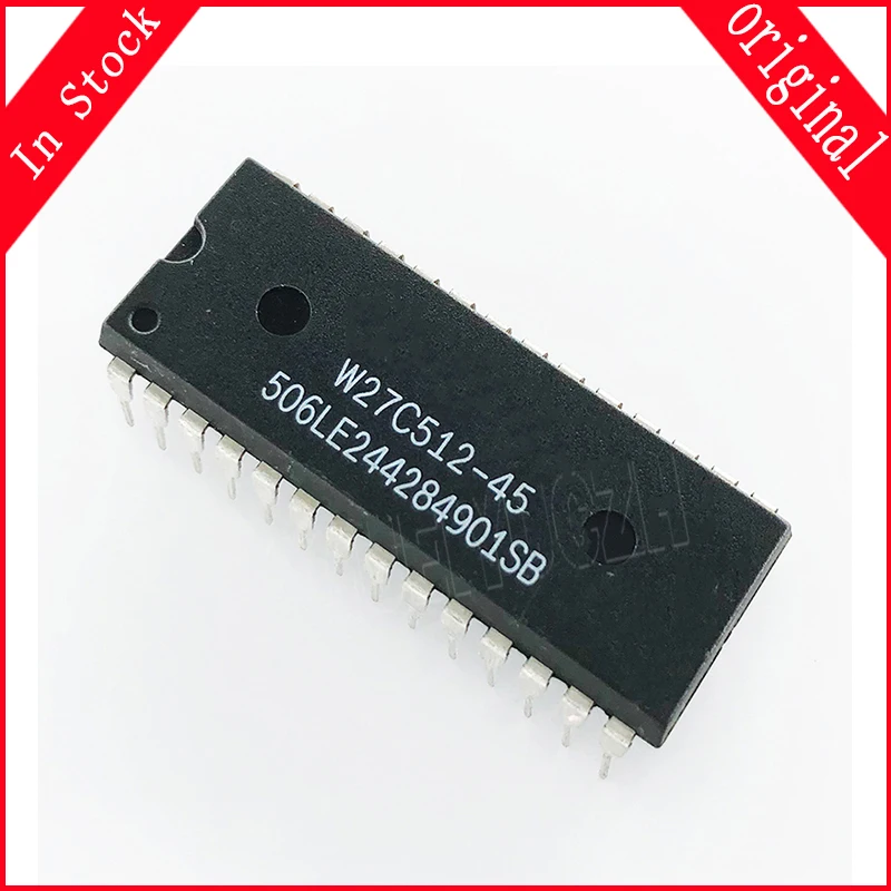 10PCS/lot W27C512-45Z DIP W27C512  27C512-45 DIP-28 27C512-45Z DIP28 In Stock