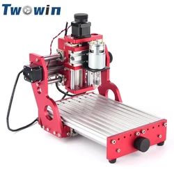 CNC Machine 1419 Laser Engraving Machine Wood Router Aluminum Copper Metal Wood PVC PCB Carving Cutting Machine 140*190mm