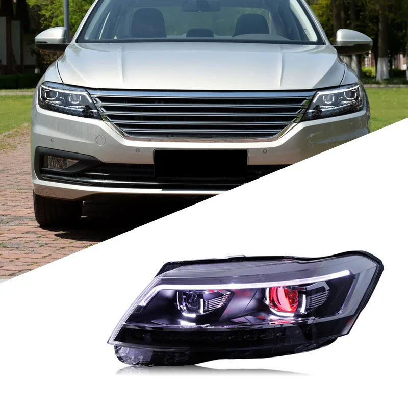 

Suitable For 15-18 Langyi Langxing Langjing Headlights Modified LED Daytime Running Lights Streamer Turn Signal Headlight