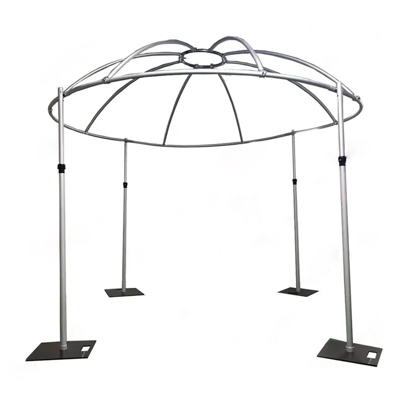 

Size Customization Adjustable Double Crossbar Backdrop Frame Kit Aluminum Drape Pipe For Wedding Party Backdrop Decoration