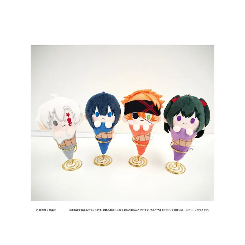 Action Cotton Figures Anime D.Gray-man Allen Walker Yuu Kanda Lavi Lenalee Palm Ice Cream Plush Doll Nunu Stuffed Toys Kid Gifts