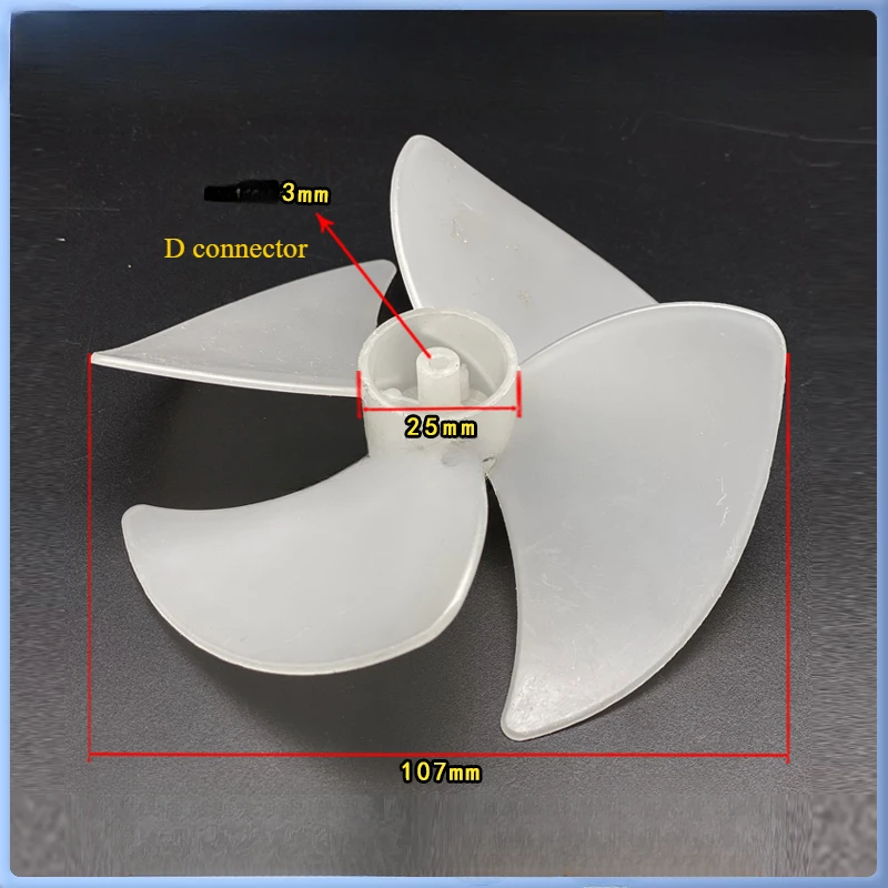 Microwave motor cooling fan blade parts universal