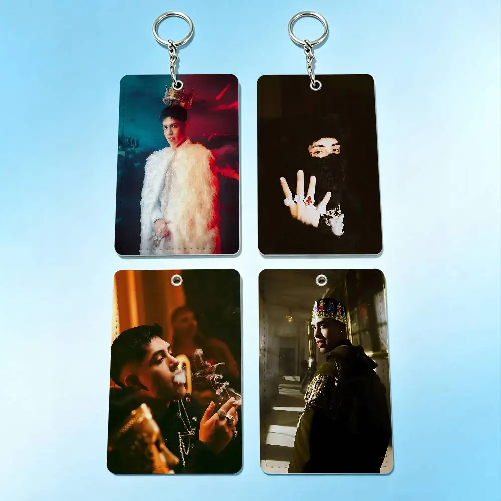 

C-Cris M-Mj ApocalipsisES Badge Holder Keychain For Bank Business Work Card Holder Student Card Protective Case Bus Card