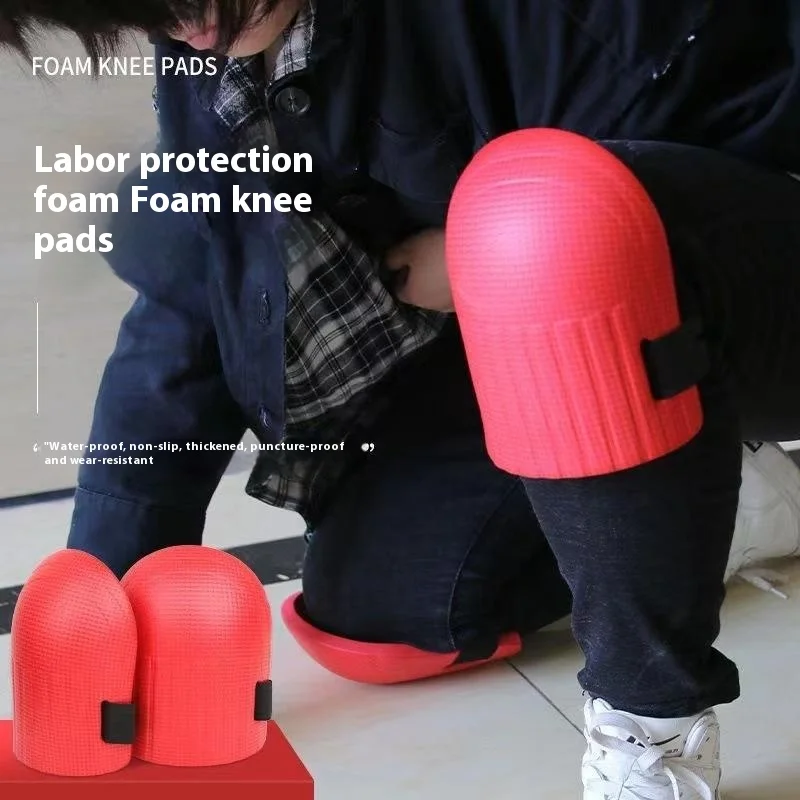 Almohadilla de protección para rodilla, azulejo, barro, trabajadores, pasta para rodilla, suelo, artefactos de ladrillo, engrosamiento de humedad, herramientas de trabajo Manual para jardín, 1 par