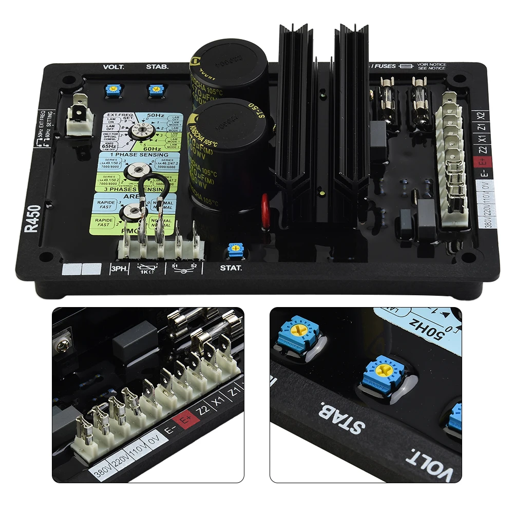 Automatic Voltage Regulator for avr R450 For Leroy Somer Generator Sets Compatible With LSA 46.2 47.2 49.1 LSA 50.2 Alternators