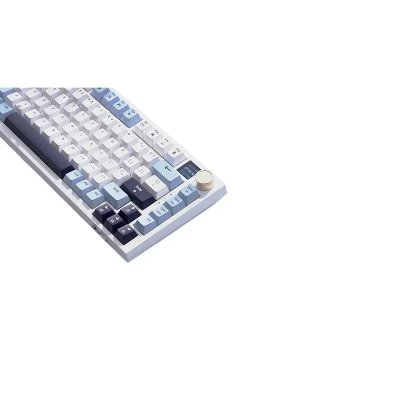 Spot hot-swappable gasket structure game mechanical keyboard RGB light 3 mode BT wired 2.4G wireless mechanical keyboard