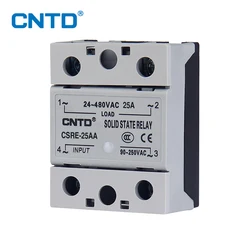 CNTD CSRE Series High Quality Standard Economic Type Solid State Relay AA DA VA 10A 25A 40A 60A 80A 100A Gray Relay