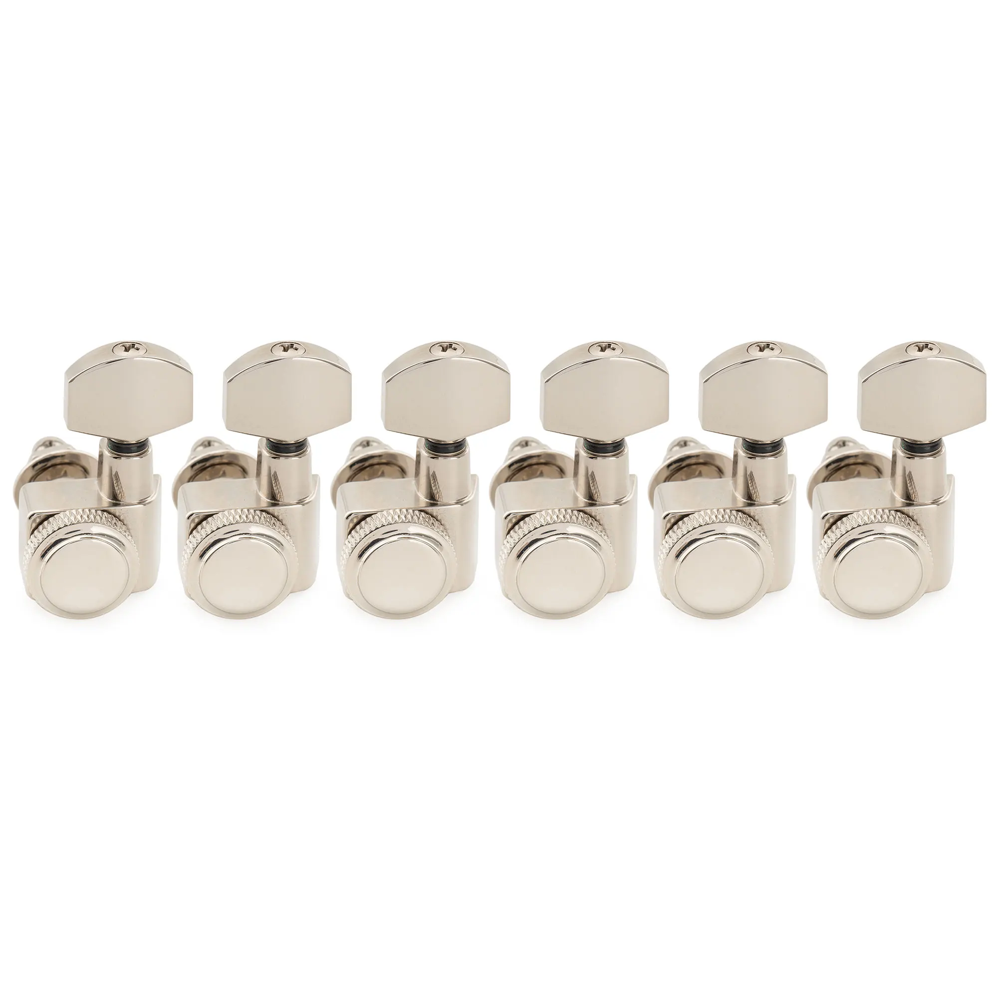Musiclily Pro R18K 6R/6L 6-in-Line 18:1 Übersetzungsverhältnis 2-Pin Vollversiegelte Mechaniken Stimmwirbel für Fender ST Tele – Detail 11