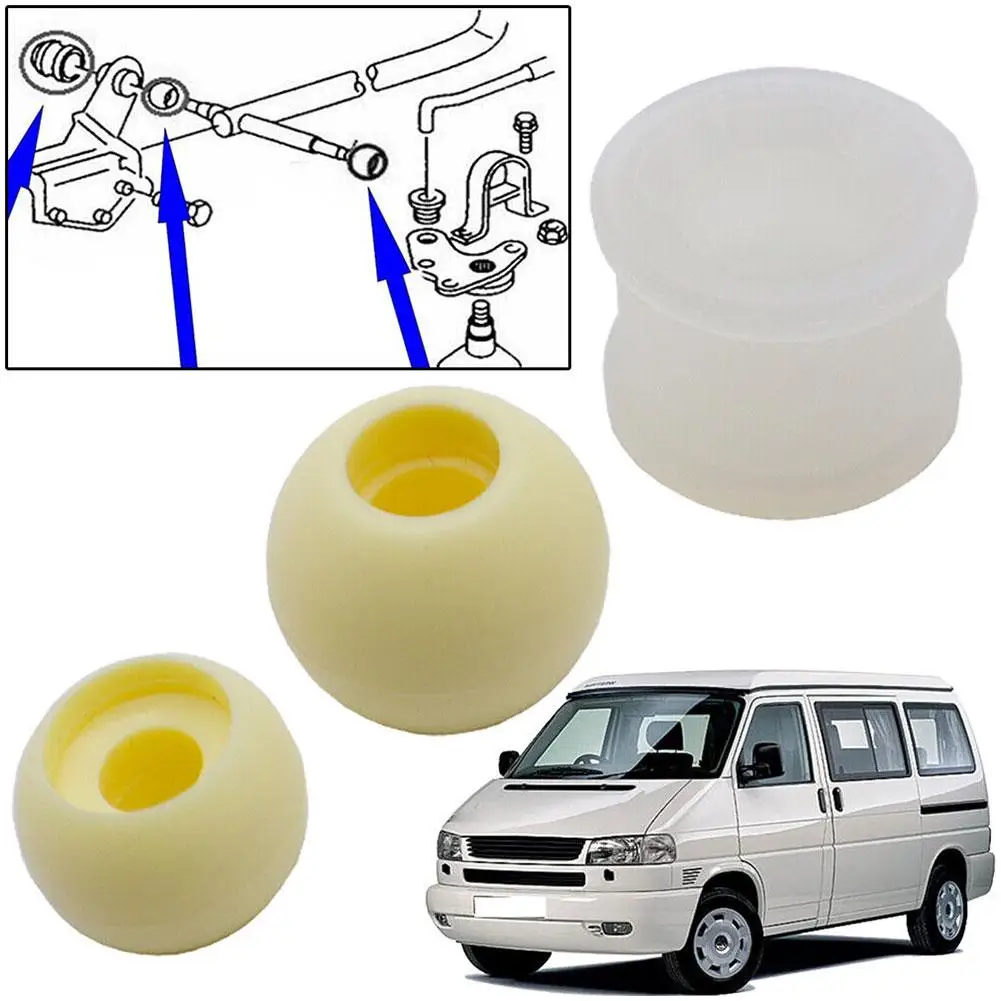 Gear Linkage Selector Repair Kits For VW T4 701711166 7D0711131 015311544 Bushes Replacement For VW Transporter T4 Camper V J9A2