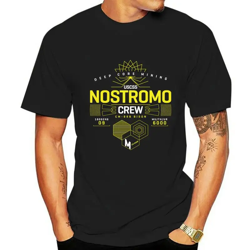 Weyland Yutani Nostromo Crew Deep Core Mining Adult Tops Tee T Shirt Streetwear Tops T-Shirt