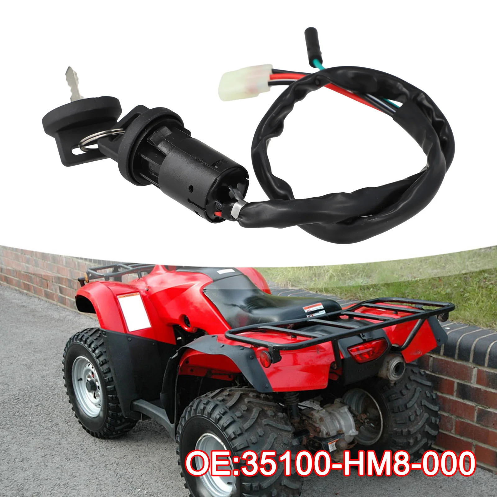 Car Replacement 35100-HM8-000 TRX250 Switch Easy To Use Good Quality Materials High Universality Fitment For Honda