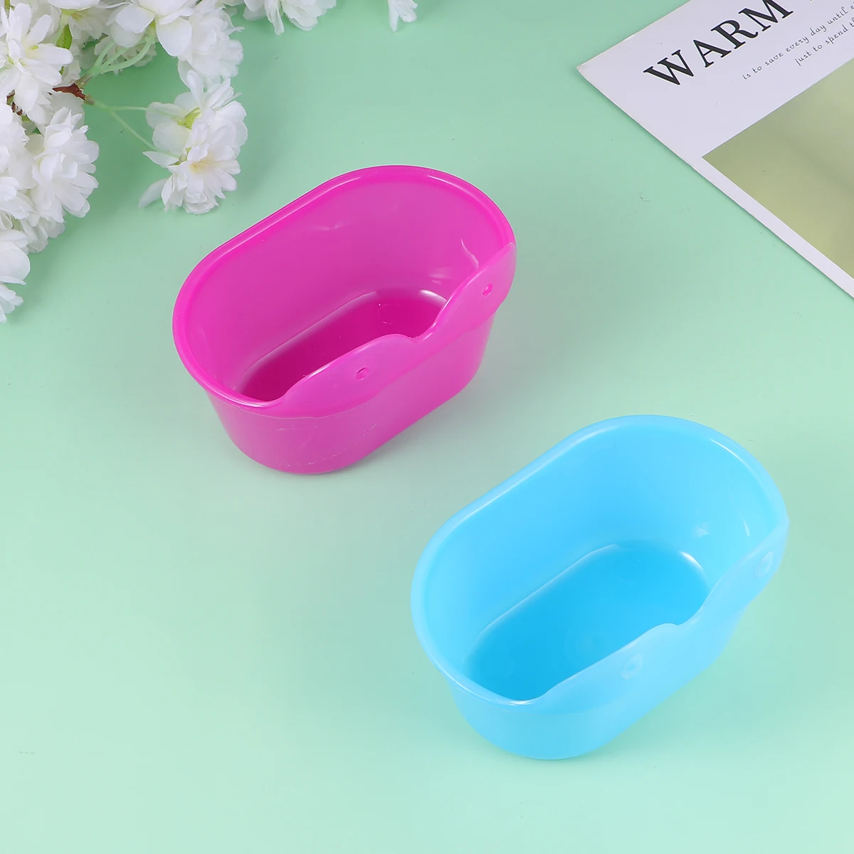 

2pcs Bath Hanging Parrot Bathing Tub Eco-Friendly Splash-Proof Light Strong Pet Bird Shower Basin For Parrot Munia Bathtub For
