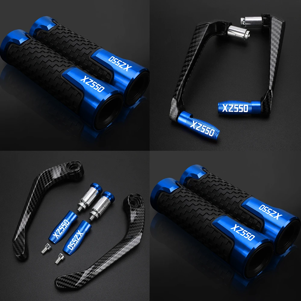 

For YAMAHA XZ550 1982-1986 1983 1984 1985 1986 22mm Motorcycle Handle bar Grips End Brake Clutch Levers Protection Guard Parts